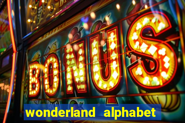 wonderland alphabet comic studio